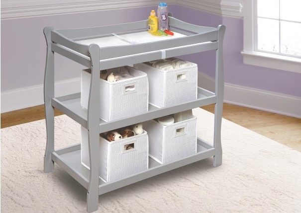 BADGER BASKET Sleigh Style Changing Table