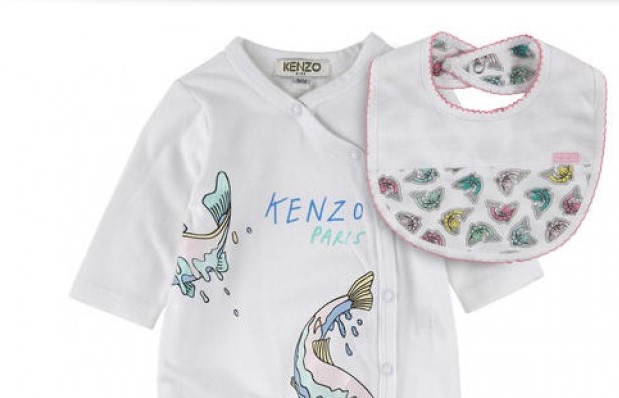 KENZO KIDS Long-sleeved cotton jersey