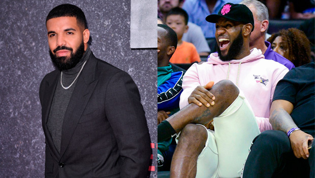 Drake Chills Courtside With LeBronJames 2 Days After Reuniting With KylieJenner